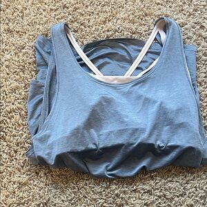 lululemon athletica Light Blue Women's Tank Top